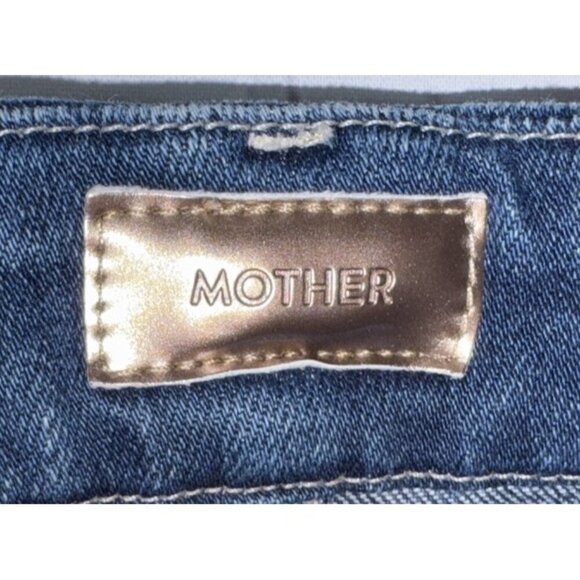 MOTHER High Waisted Looker Ankle Fray Jeans Women's Size 25 Home Movies - Picture 3 of 9
